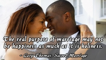 The Purpose of Marriage